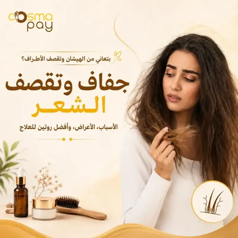 علاج جفاف وتقصف الشعر